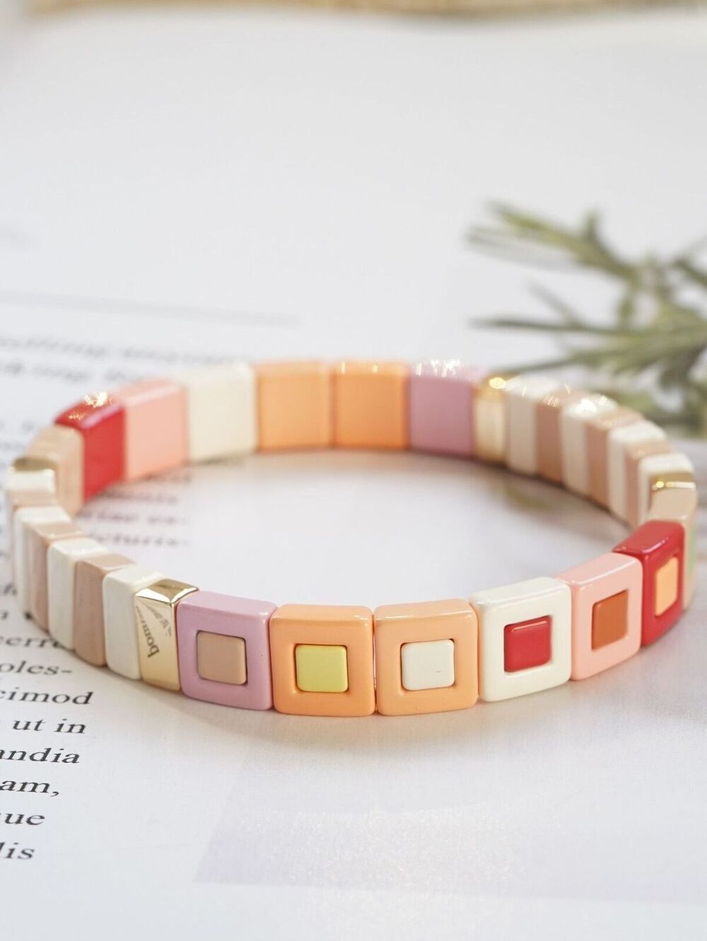 Roxanne Assoulin Strawberry Cream Bracelet Squared